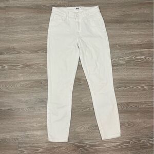 PAIGE White Womens Hoxton Transcend High Rise Ultra Skinny Crop Ankle Jeans 26